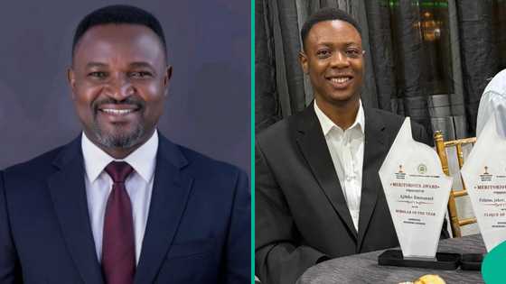 Man celebrates brother who bagged first-class in pure and applied chemistry, photos trend