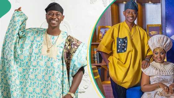 "I was a graduate when my wife was in secondary school": Lateef Adedimeji claims, Mo Bimpe reacts