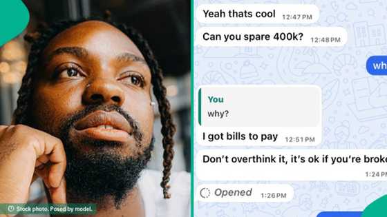 Man exposes chat with lady who 'disappointed' him just 3 days after exchanging contact with her
