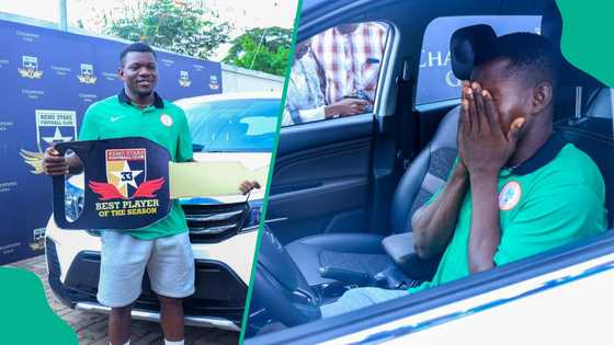 Nigerian billionaire surprises Super Eagles prospect with ₦30m brand new SUV, player in tears