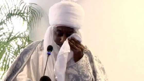 Tausayi: Bidiyon yadda Sarki Sanusi ya zubar da hawaye yayin bayar da labarin wata mata a Kano