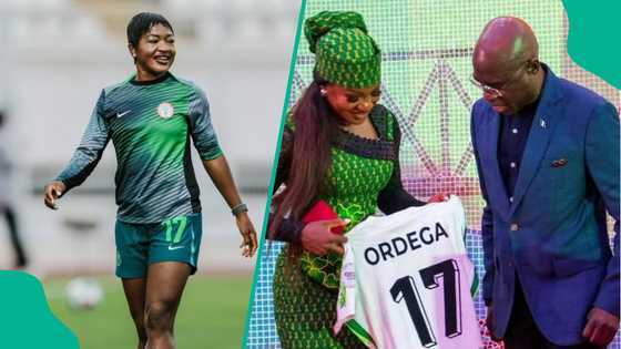 Super Falcons star receives ₦50m and street named after her from Benue Government