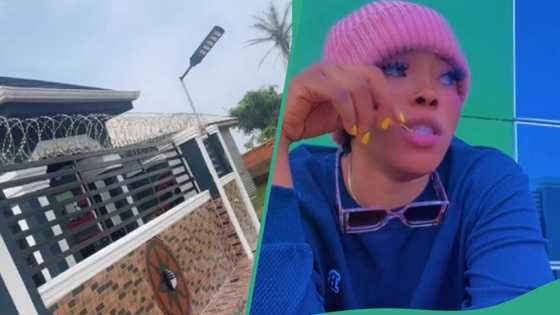 “I am next”: Nigerian lady builds house with husband despite high cement price, takes tour of the building