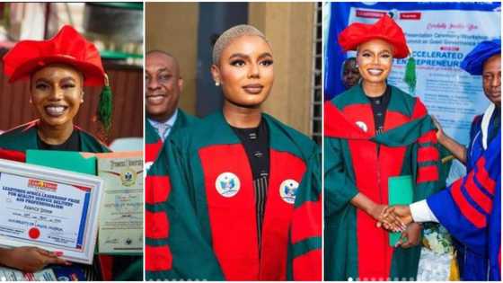 "My life is an expression of God's goodness": Nancy Isime says as she bags doctorate at 31