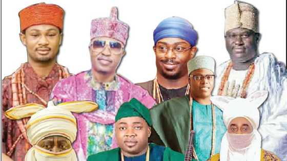 Hotunan Sarakuna 6 na Najeriya masu karancin shekaru da tsabar ado