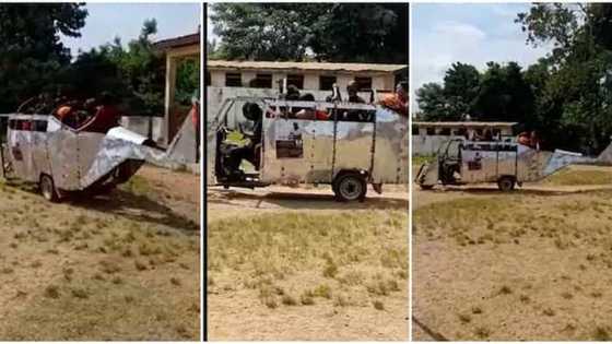 Ikon Allah: Wani Mutumi Ya Sauya Fasalin Keke Napep Ta Koma Kamar Jirgi, Bidiyon Ya Ja Hankali