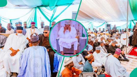 Shettima, Atiku, gwamnoni da jiga jigan da suka koma gidan Buhari awanni 24 bayan birne shi