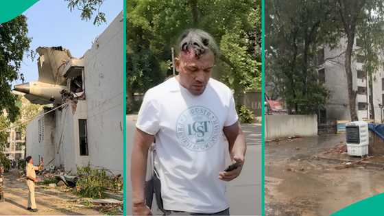 Rare video shows moment survivor of Air India plane crash walked back to fire to rescue his brother