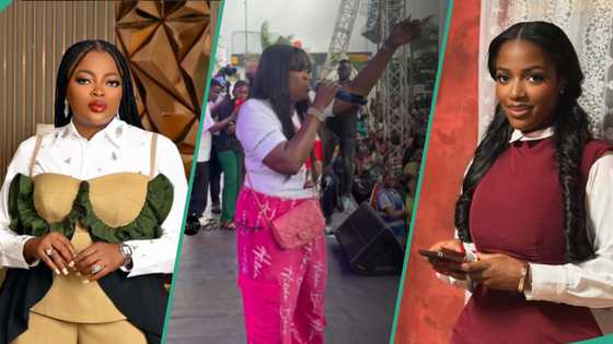 Hilda Baci’s cookathon: Funke Akindele storms Eko Hotel, entertains massive crowd at event