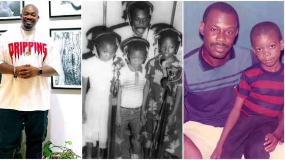"Young Michael led the opening voices of the children chorus": Don Jazzy's dad speaks on his foray into music