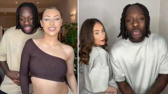 Man gives white girlfriend serious lesson on African dance moves, shows her how to shake body in video