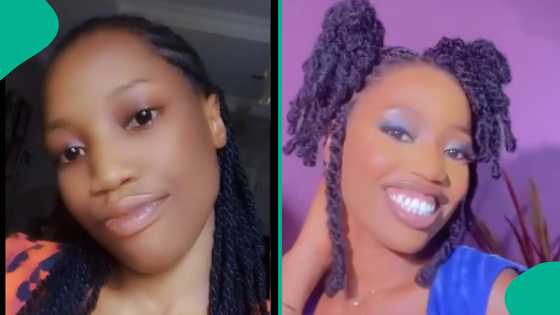 Lady in disbelief after seeing food her boyfriend cooked for her when she was sick