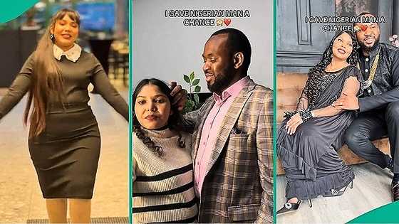 Nigerian man marries beautiful Indian woman, video of interracial couple melts hearts