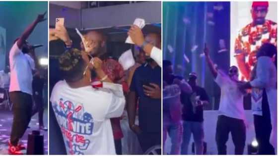 Dem wan kill me with money: Singer Kcee exclaims as fans rain cash on him in new video