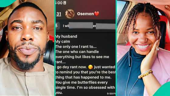 Man displays 'sweet' messages he received from wife on WhatsApp after sending money to her