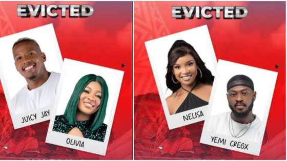 BBTitans: Juicy Jay, Olivia, Nelisa and Yemi Cregix all evicted from Biggie’s house