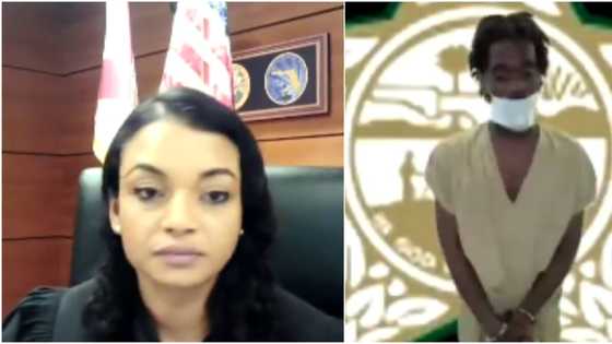 Video shows suspect shooting his shot at female judge during court hearing