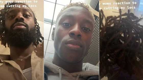Nigerian boy shares his Yoruba mother's reaction after cutting his dreads, video goes viral