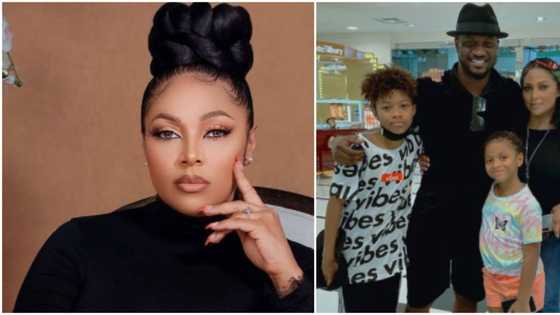 Peter Okoye shares beautiful photos, pens sweet note as his wife Lola Omotayo clocks new age