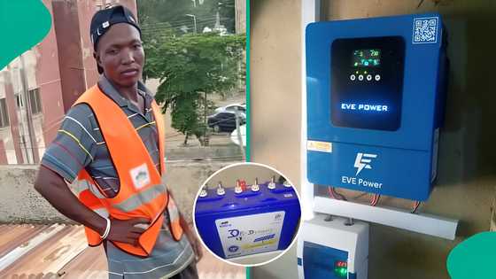 Man using 2kVA solar inverter reveals how long tubular battery lasts after 30 minutes charge