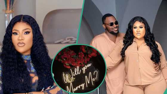 Nkechi Blessing draws reactions, announces engagement weeks after ex-boyfriend showed off new lover