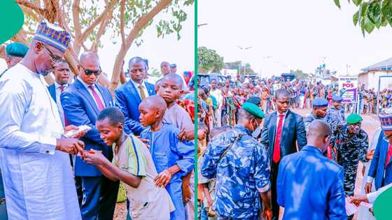 Albarkacin azumi: Yadda almajirai suka yi cudanya da gwamnan Nasarawa