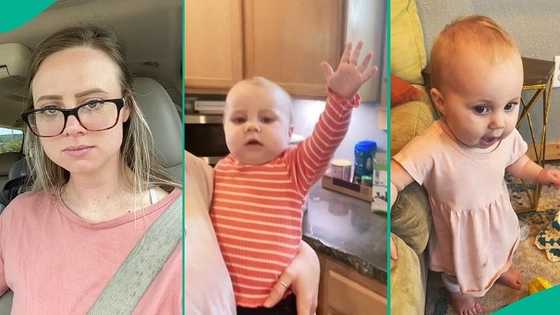 Toddler leaves people in awe with her reaction to hearing gospel song, video melts hearts on TikTok