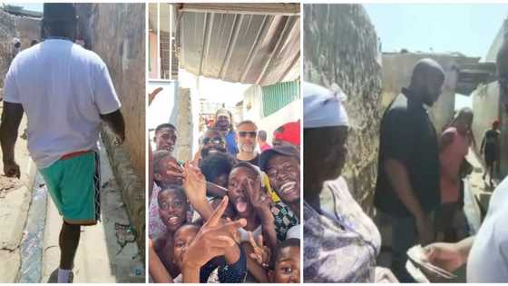 Easter Trip: American rapper Rick Ross Visits Slums in Angola, Shares Money with The Needy