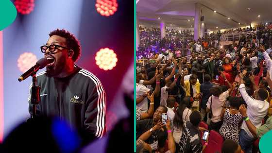 Crowd turn up at Chandler Moore's 'Omemma tour' in Lagos, DJ Cuppy, others react