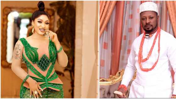 Mixed reactions as Delta state politician reveals identity of Tonto Dikeh's lover on his birthday