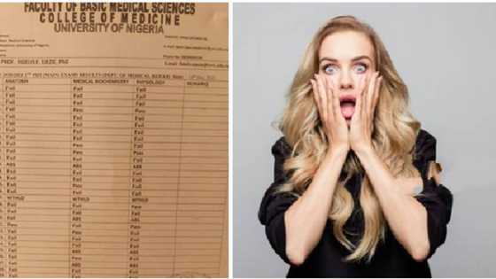 This is dream killer: Reactions as 28 students fail all 3 medical courses seen in UNN main exam result sheet