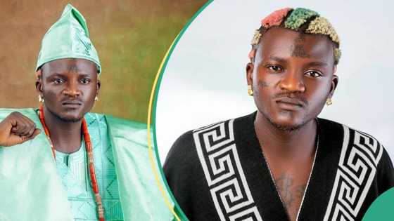 "Haa, this one na owo dola": Portable goes wild, shows off 200 dollars gift he got for birthday