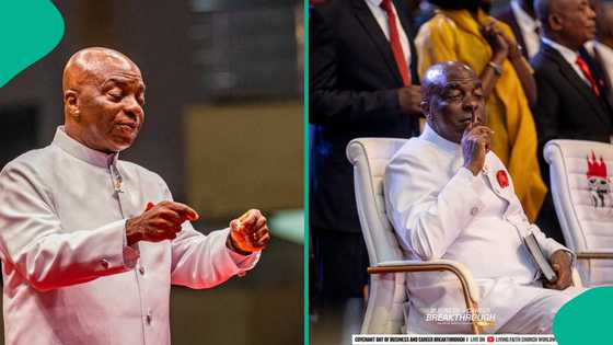 David Oyedepo shares message God gave him about insecurity in Nigeria, fans react: "Words of mouth"