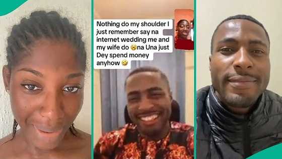 Nigerian man who organised 'internet wedding' with lover posts video online, people react