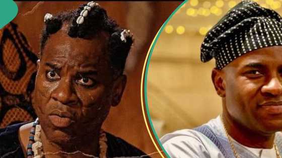 "He ate his role": Fans hail Late Hubert Ogunde's son who played Bashorun on Anikulapo, ladies drool