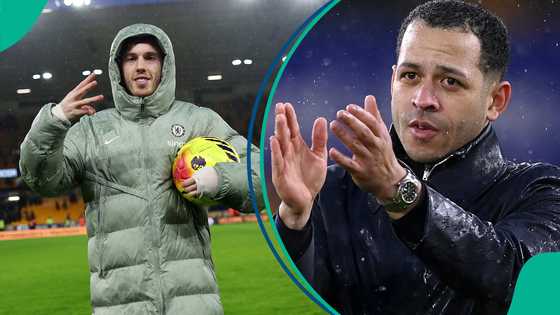 Liam Rosenior reacts as Cole Palmer sets new Chelsea record with hat-trick vs Wolves