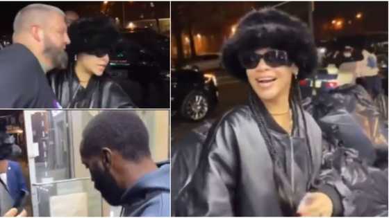 Singer Rihanna shows love to fans on the streets in cute video, warms hearts as she gifts one of them cash