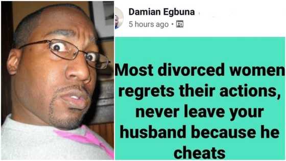Never leave your husband because he cheats - Man advices women on social media