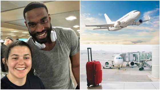Kind man pays over N20k luggage fee for oyinbo lady at airport, refuses to get his money back as she cries