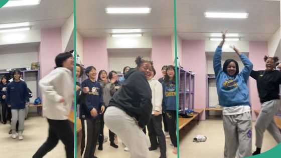 "None of them understand": Oyinbo ladies spotted dancing to Portable's diss track for Bobrisky
