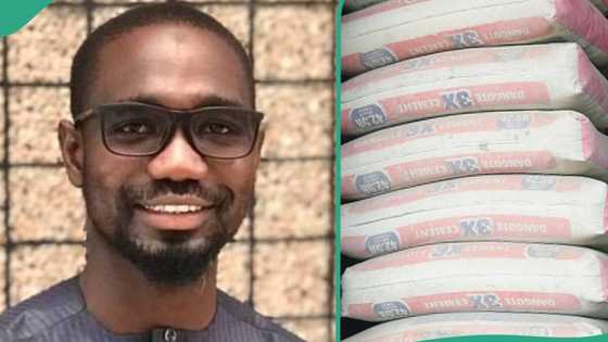 "Cement price has reduced to N7,800": Seller calls his customer, refunds N400 balance