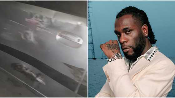 Nigerian man cries out after Burnaboy's convoy allegedly hits his car and refuses to help