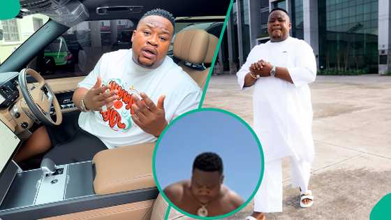 Cubana CP goes shirtless, shows off hot summer body in Spain ahead of OBO's manager Asa's wedding