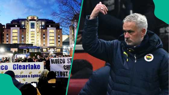 Chelsea fans show support for Jose Mourinho amid racism allegations in Turkey