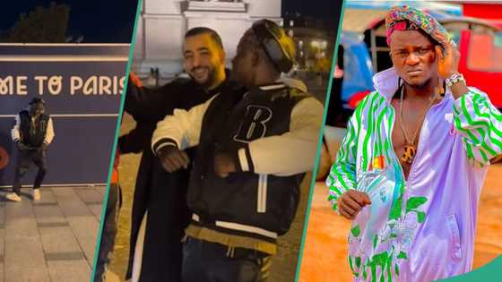 "You dey force them?" Portable Zazu arrives in Paris, video of him posing with Oyinbos causes a stir