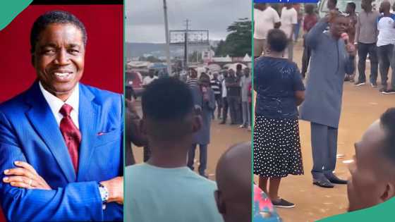 Bishop David Abioye: Retired Winners Pastor seen in old video preaching in streets as people gather