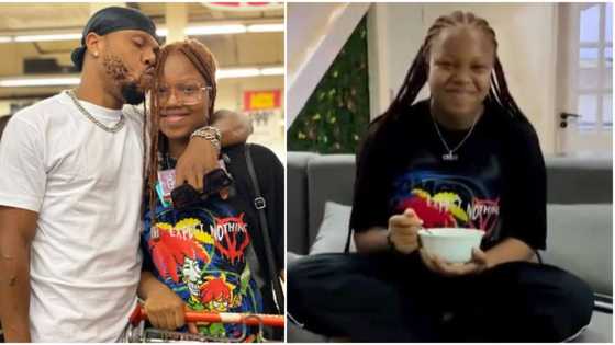 "The hypeman is the real problem": Charles Okocha laments bitterly as his phenomenal daughter drinks 'garrion'