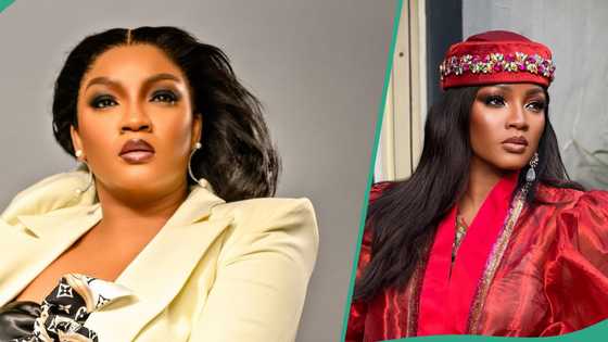 Omotola Jalade Ekeinde's advises fans on how to trend, they applaud her utterance: “So profound”