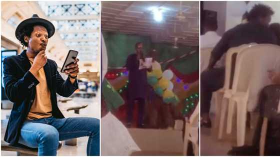 Pastor reportedly sends bridal train out during wedding service in Edo for dressing indecently, video emerges