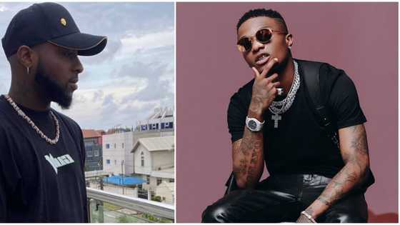Davido trends no 1 on social media after he congratulated Wizkid on new album